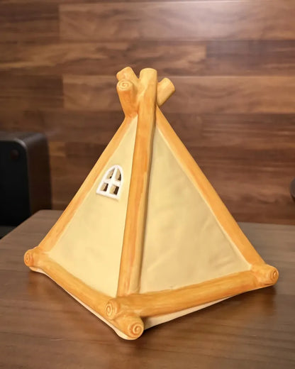 Refugio en Forma de Tienda Triangular Refrescante para Hámsters y Pequeños Roedores de Jaula Nidos